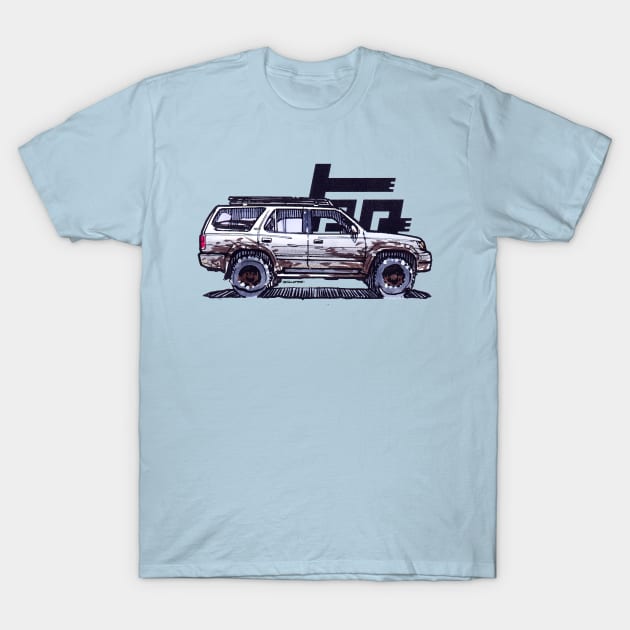 3rd Gen 4Runner TRD - Ghost T-Shirt by robert1117